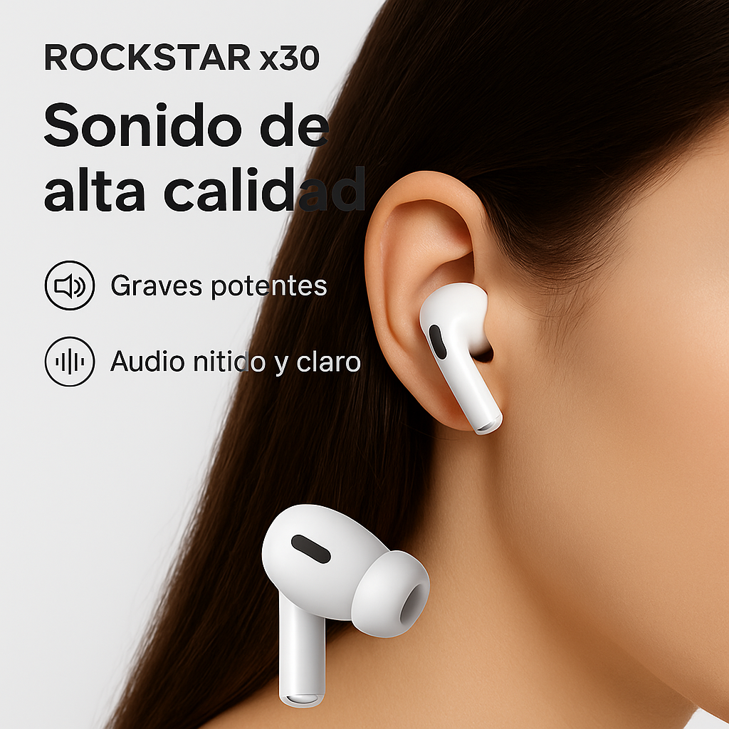 Rockstar x30: Audífonos inalámbricos