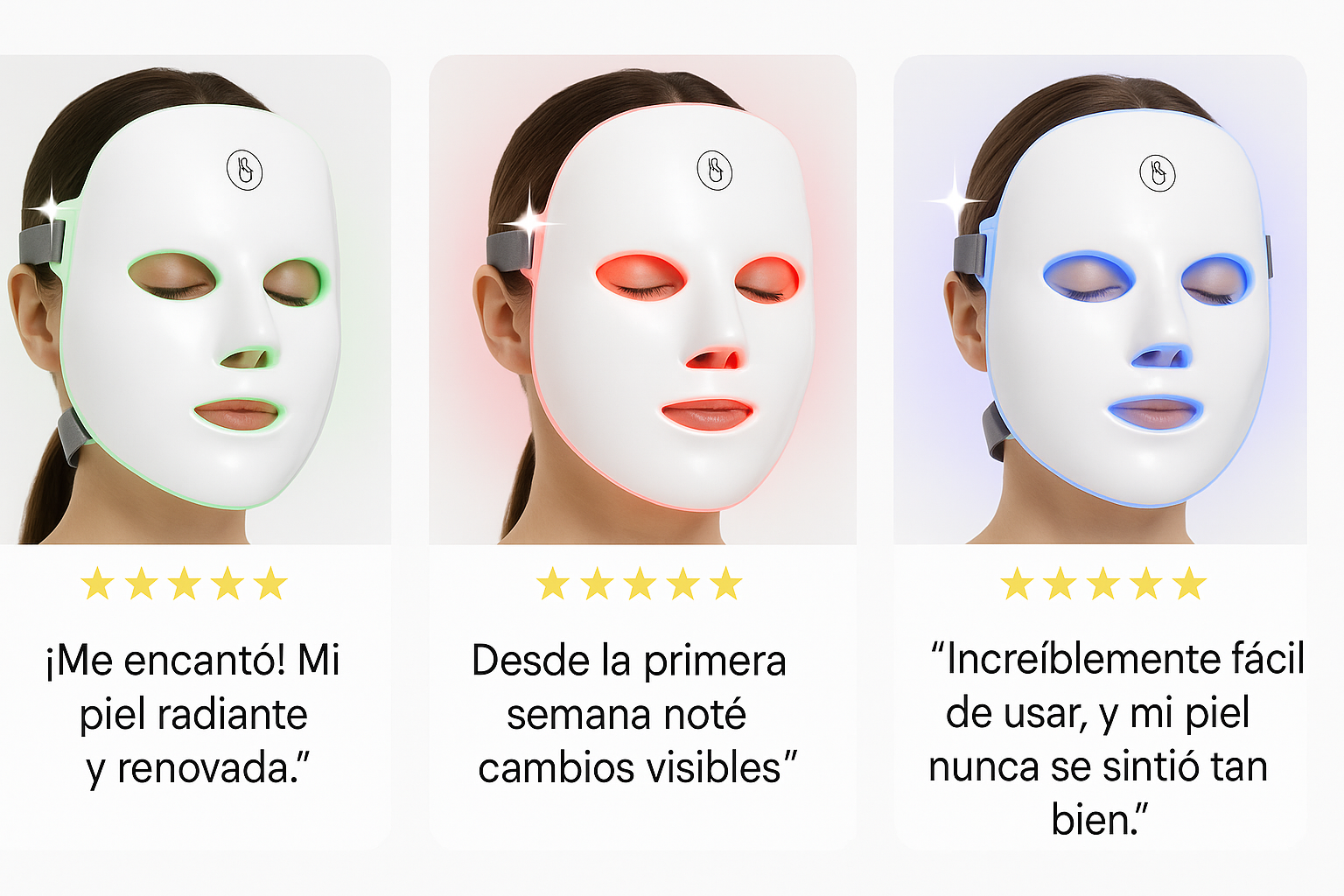 Cryo Pro 2: Máscara LED de Fototerapia Facial Profesional