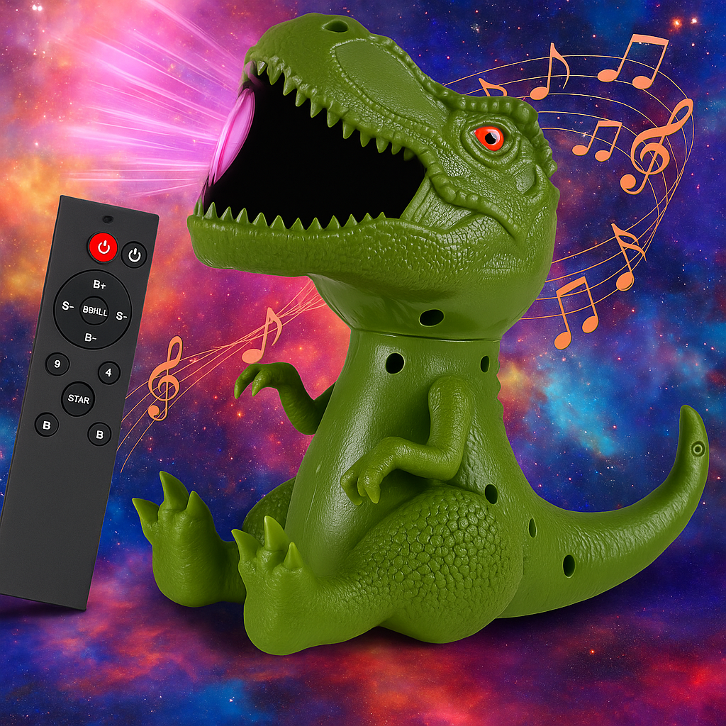 AuraDream – Proyector Galáctico 3 en 1 con Altavoz y Caja Musical