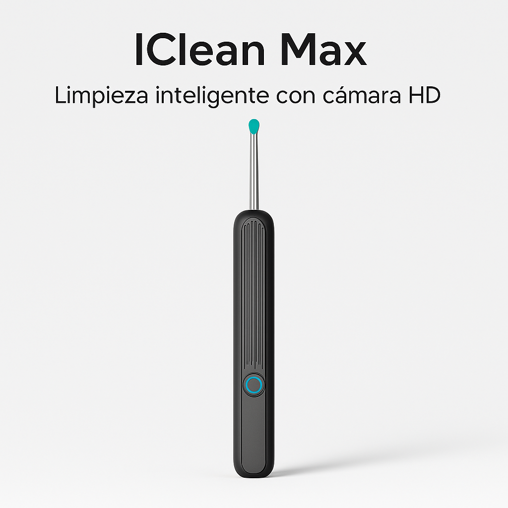 IClean Max – Limpiador de oídos inteligente con cámara HD