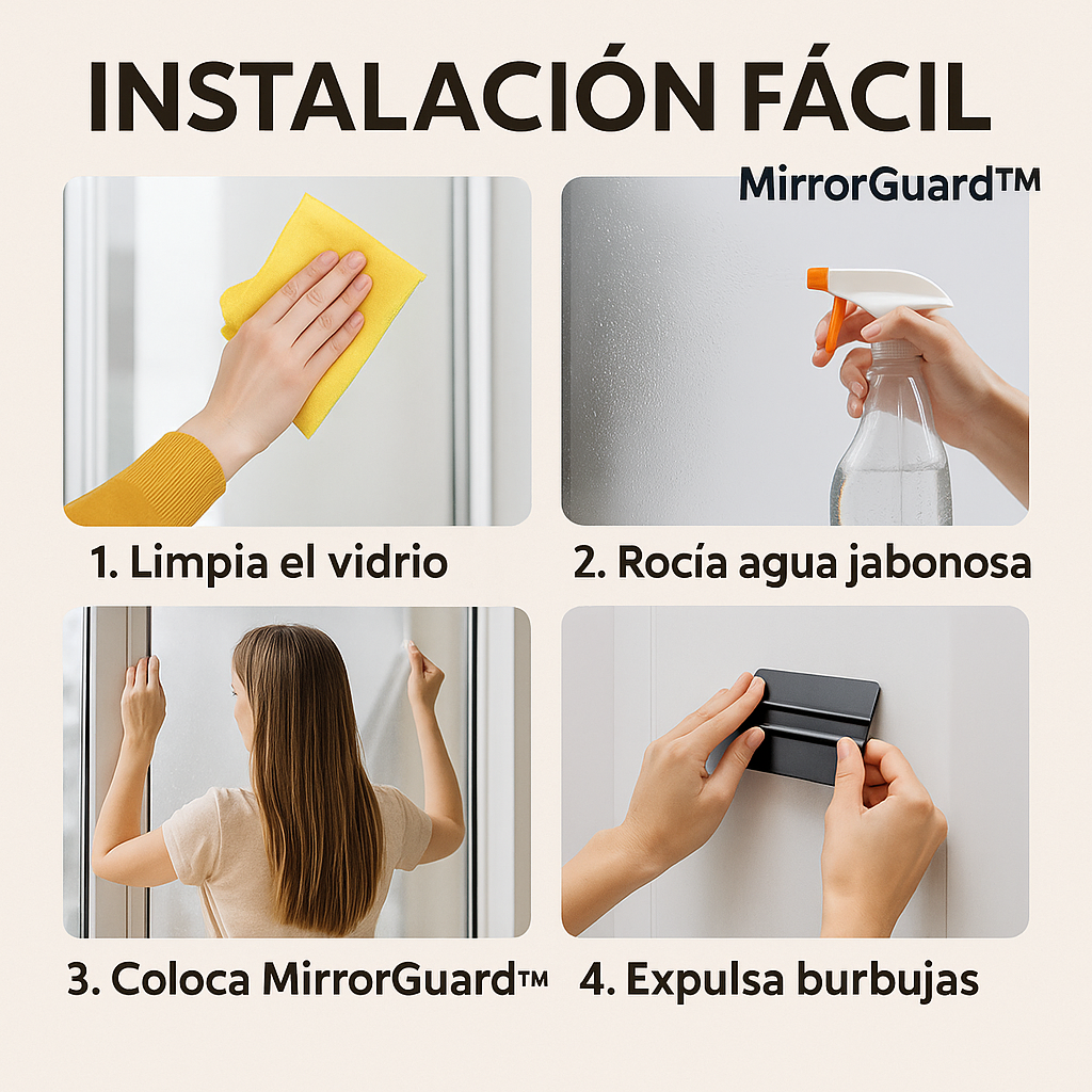 MirrorGuard – Película Espejo 50cm x 10m