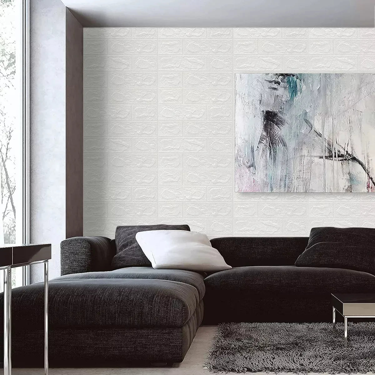 EasyBrick - Paneles 3D Autoadhesivos Efecto Ladrillo (20 pzs)