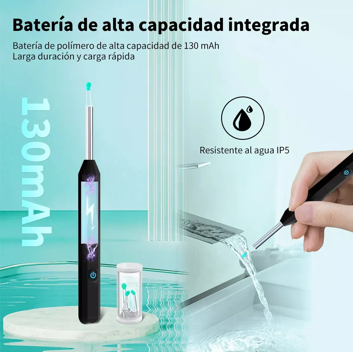 IClean Max – Limpiador de oídos inteligente con cámara HD