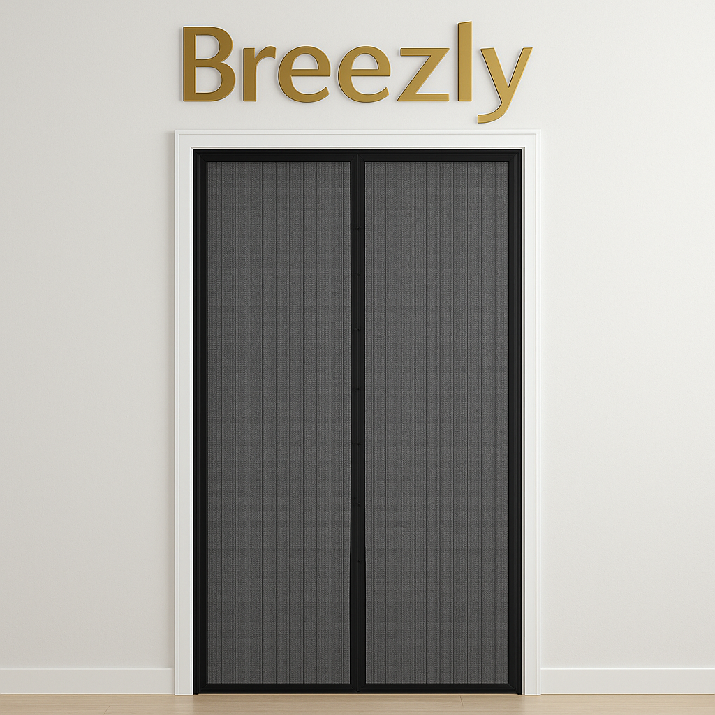 Breezly - Cortina Magnética Antimosquitos para Puerta (1m x 2.1m)