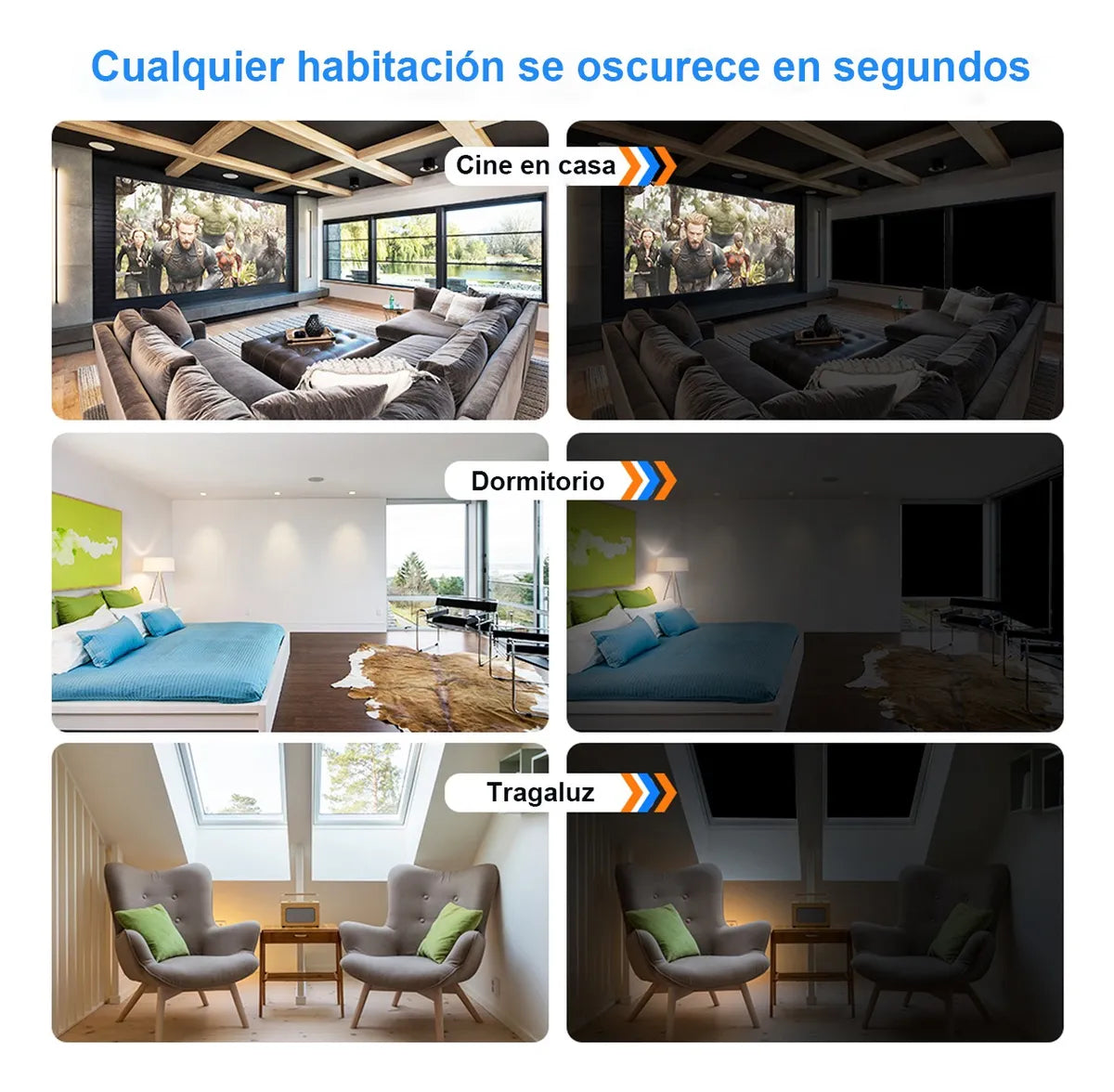 SunOff - Cortina Black Out Portátil 1.5 m × 2.4 m